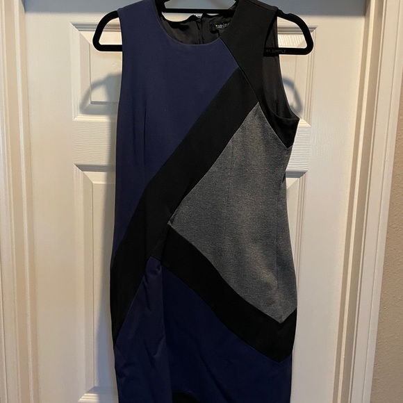 White House Black Market Color Block Dress (131) - Picture 6 of 12
